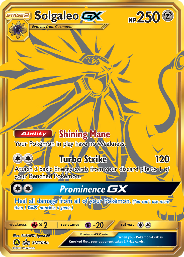 Solgaleo GX (SM104a) [Sun & Moon: Black Star Promos] | Rock City Comics