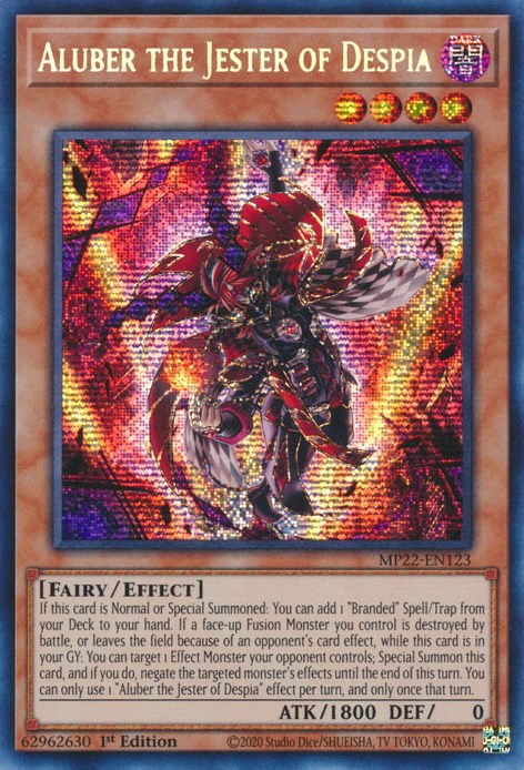 Aluber the Jester of Despia [MP22-EN123] Prismatic Secret Rare | Rock City Comics