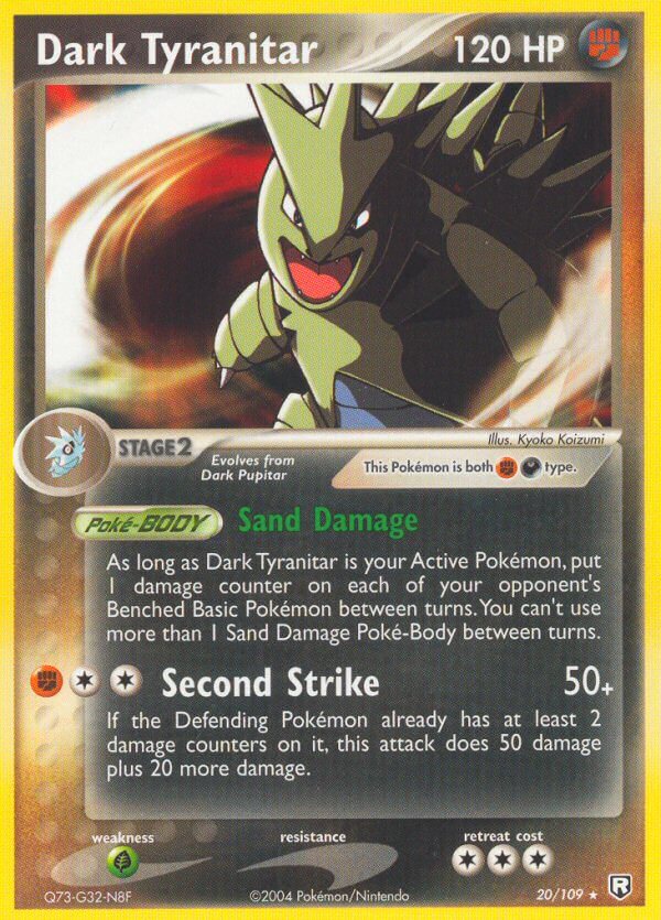 Dark Tyranitar (20/109) (Theme Deck Exclusive) [EX: Team Rocket Returns] | Rock City Comics