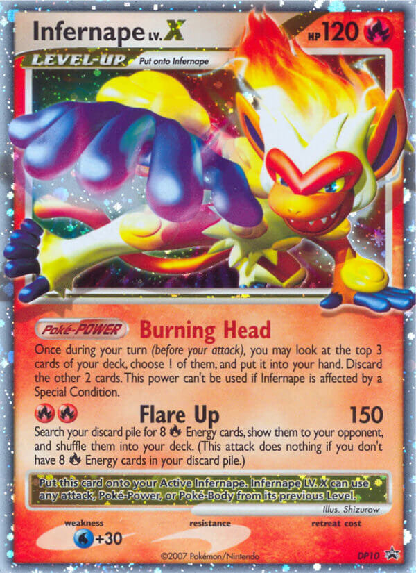 Infernape LV.X (DP10) [Diamond & Pearl: Black Star Promos] | Rock City Comics