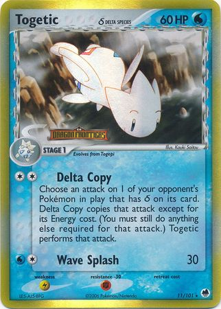 Togetic (11/101) (Delta Species) (Stamped) [EX: Dragon Frontiers] | Rock City Comics