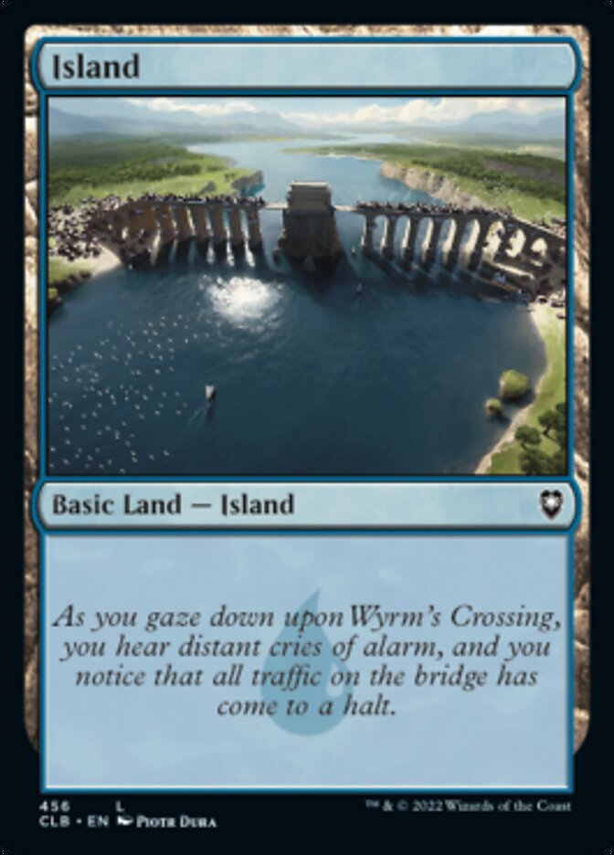 Island (456) [Commander Legends: Battle for Baldur's Gate] | Rock City Comics