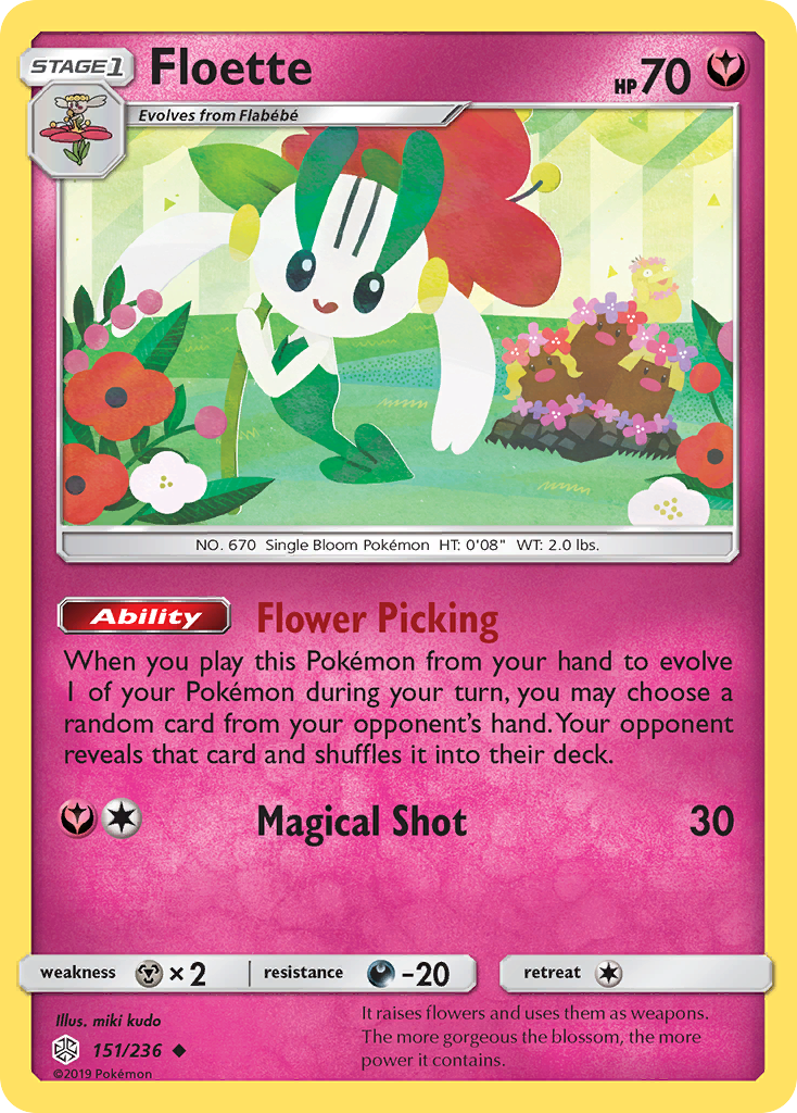 Floette (151/236) [Sun & Moon: Cosmic Eclipse] | Rock City Comics