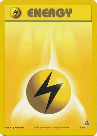 Lightning Energy (109/111) [Neo Genesis Unlimited] | Rock City Comics