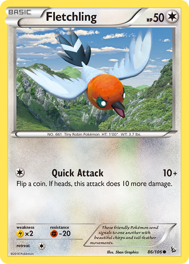 Fletchling (86/106) [XY: Flashfire] | Rock City Comics