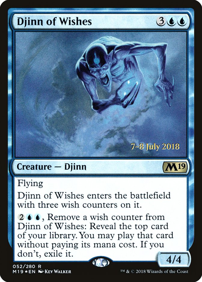 Djinn of Wishes  [Core Set 2019 Prerelease Promos] | Rock City Comics