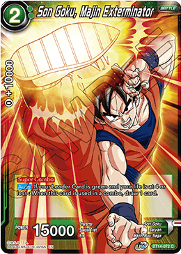 Son Goku, Majin Exterminator (BT14-072) [Cross Spirits] | Rock City Comics