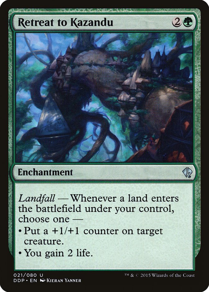 Retreat to Kazandu [Duel Decks: Zendikar vs. Eldrazi] | Rock City Comics