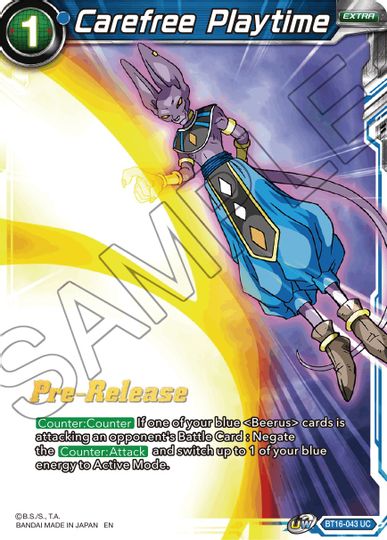 Carefree Playtime (BT16-043) [Realm of the Gods Prerelease Promos] | Rock City Comics