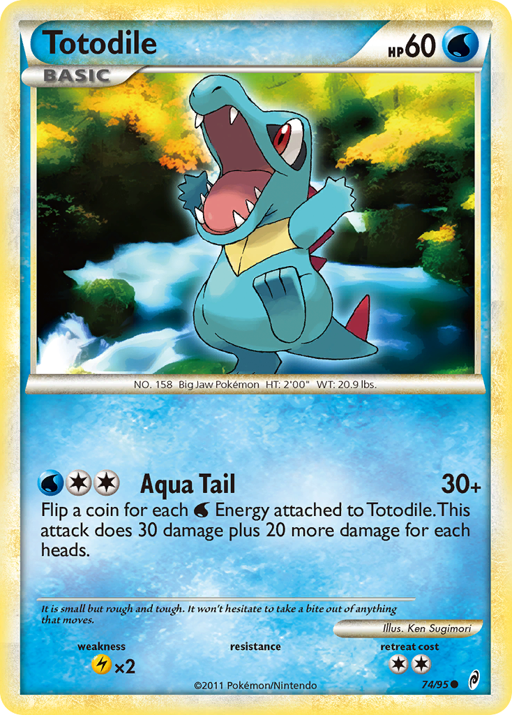 Totodile (74/95) [HeartGold & SoulSilver: Call of Legends] | Rock City Comics