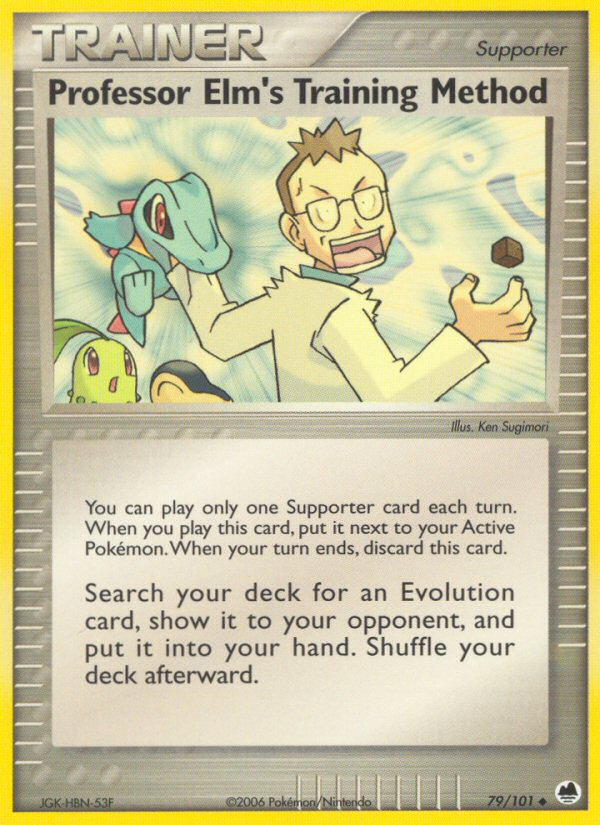 Professor Elm's Training Method (79/101) [EX: Dragon Frontiers] | Rock City Comics