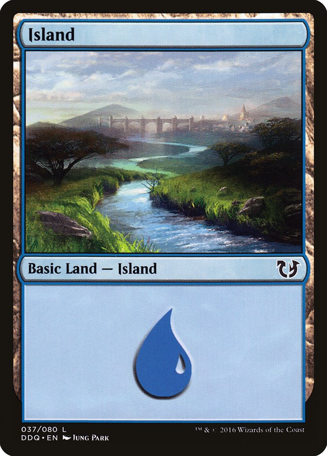 Island (37) [Duel Decks: Blessed vs. Cursed] | Rock City Comics