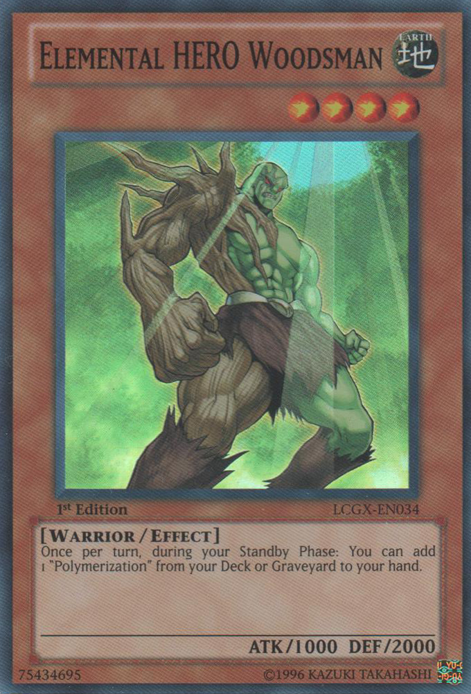 Elemental HERO Woodsman [LCGX-EN034] Super Rare | Rock City Comics