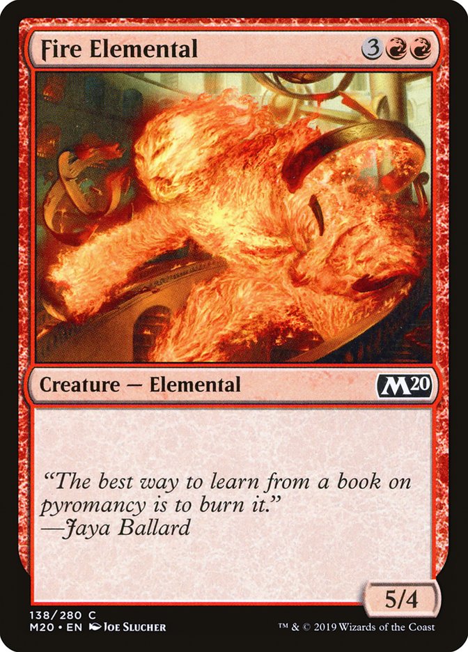 Fire Elemental [Core Set 2020] | Rock City Comics