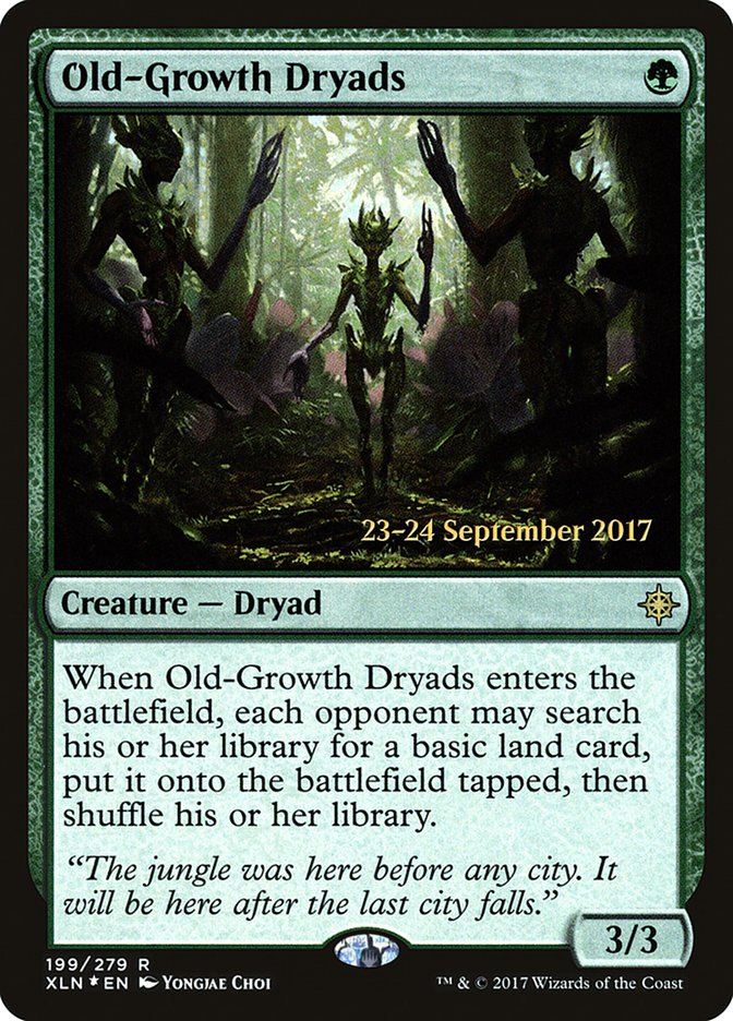 Old-Growth Dryads  [Ixalan Prerelease Promos] | Rock City Comics