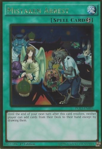 Mistaken Arrest [PGL3-EN089] Gold Rare | Rock City Comics