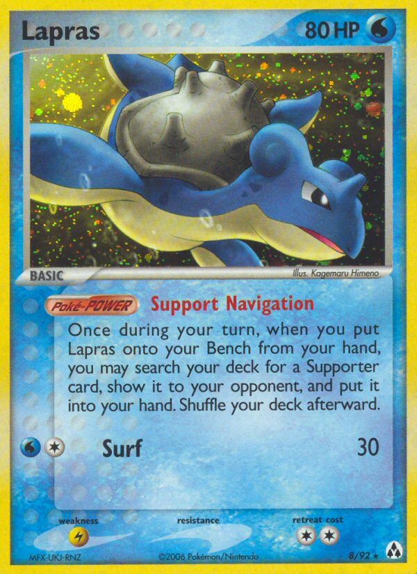 Lapras (8/92) [EX: Legend Maker] | Rock City Comics