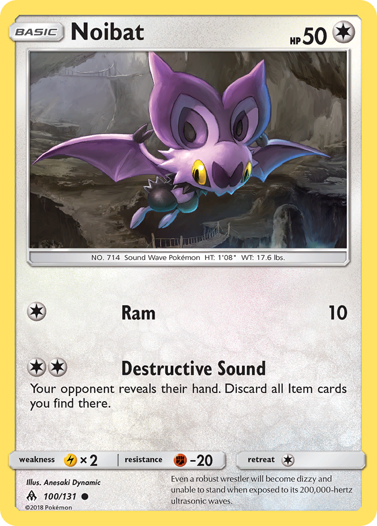 Noibat (100/131) [Sun & Moon: Forbidden Light] | Rock City Comics