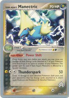 Team Aqua's Manectric (4/95) (Blaziken Tech - Chris Fulop) [World Championships 2004] | Rock City Comics