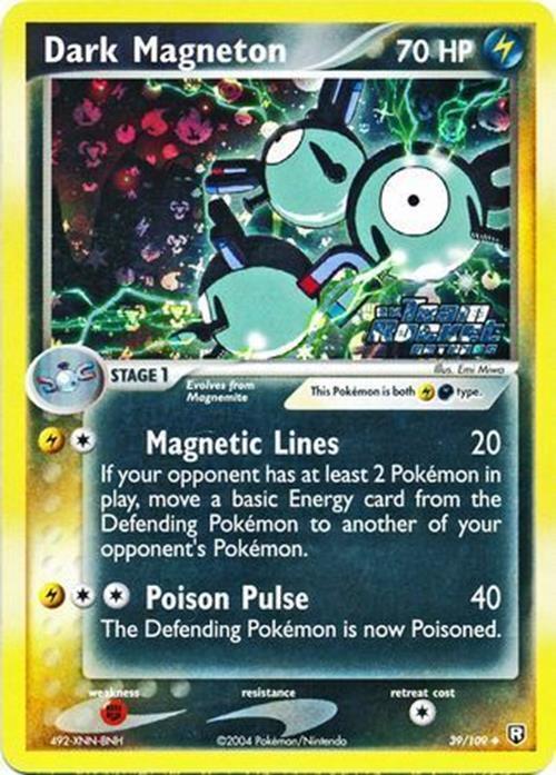 Dark Magneton (39/109) (Stamped) [EX: Team Rocket Returns] | Rock City Comics