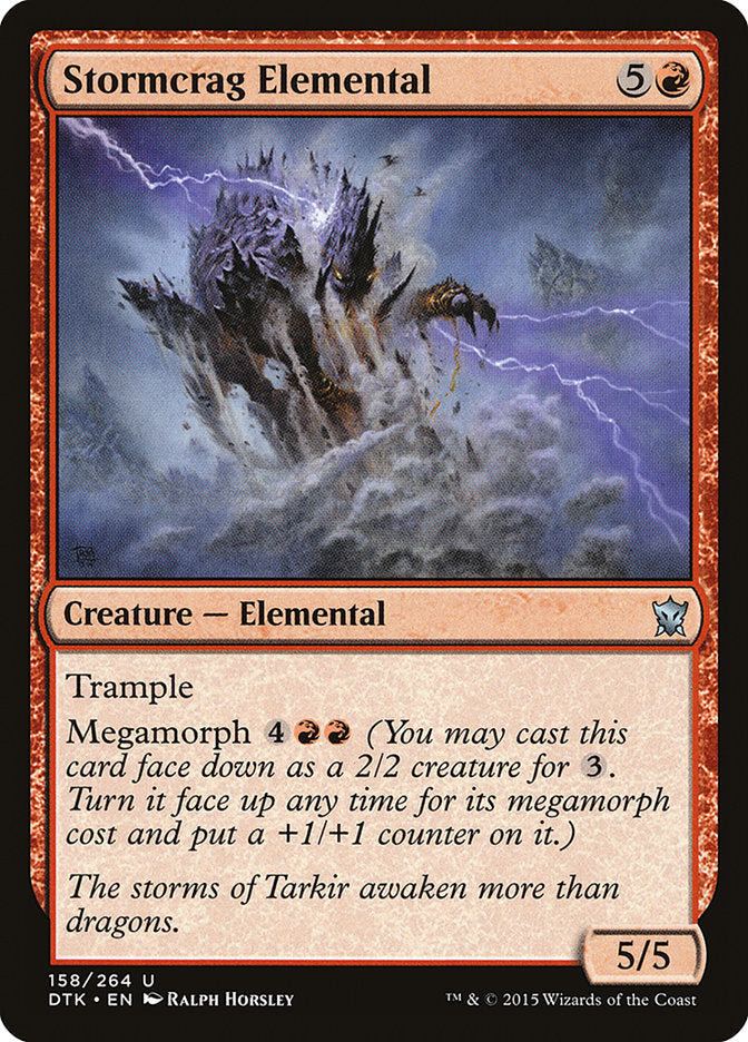 Stormcrag Elemental [Dragons of Tarkir] | Rock City Comics