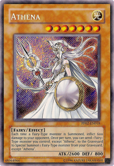 Athena [PP02-EN018] Secret Rare | Rock City Comics