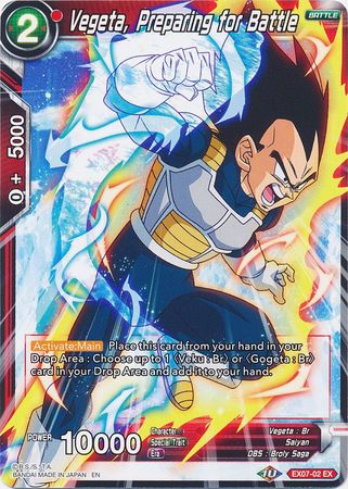 Vegeta, Preparing for Battle [EX07-02] | Rock City Comics