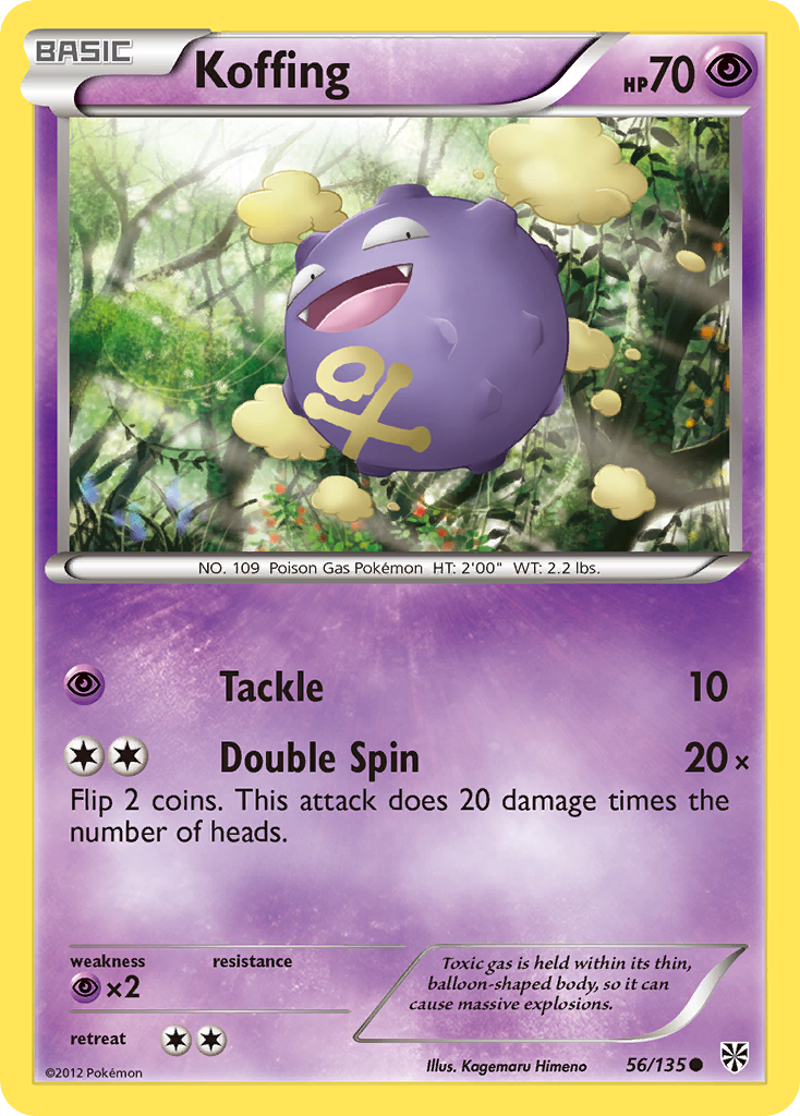 Koffing (56/135) [Black & White: Plasma Storm] | Rock City Comics