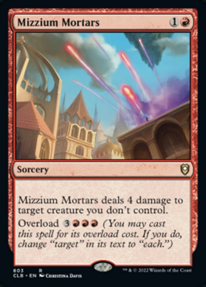 Mizzium Mortars [Commander Legends: Battle for Baldur's Gate] | Rock City Comics