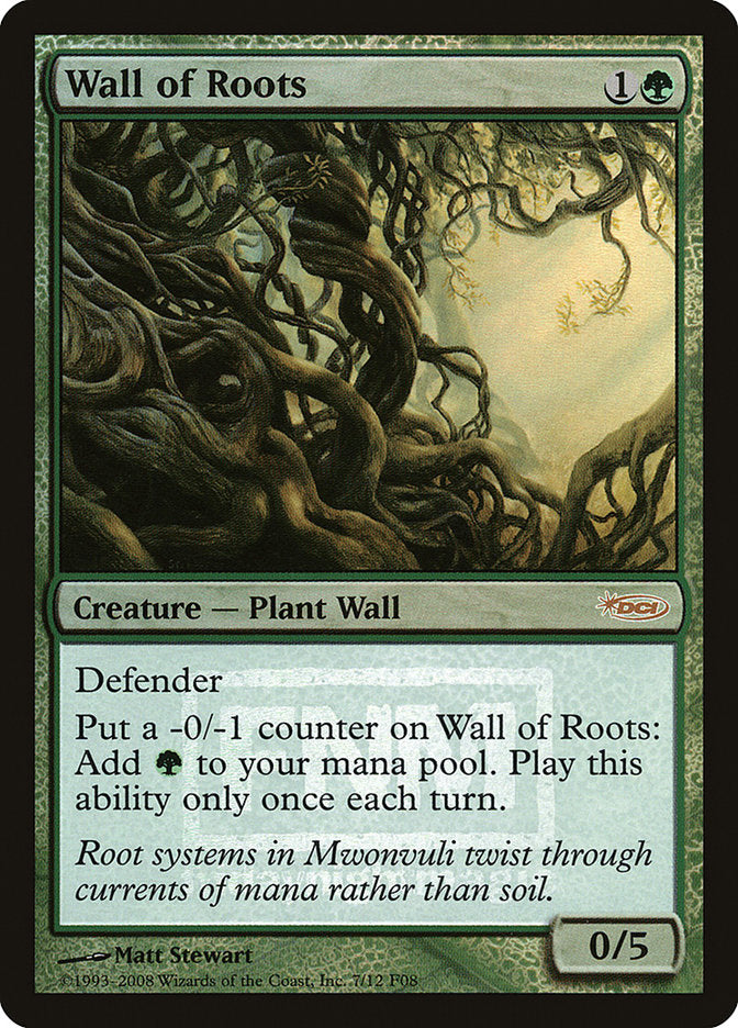 Wall of Roots [Friday Night Magic 2008] | Rock City Comics