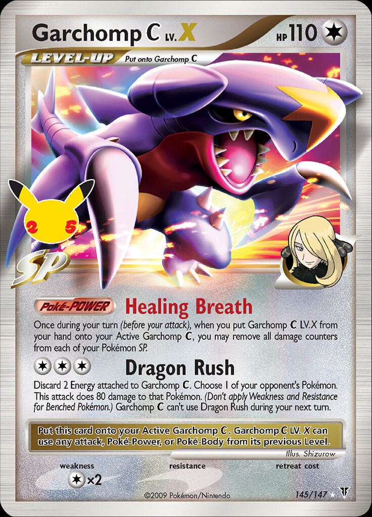 Garchomp C LV.X (145/147) [Celebrations: 25th Anniversary - Classic Collection] | Rock City Comics