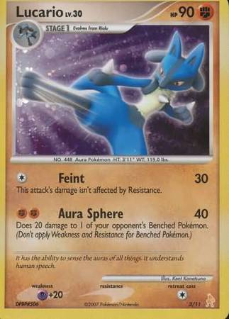 Lucario (3/11) [Diamond & Pearl: Trainer Kit - Lucario] | Rock City Comics