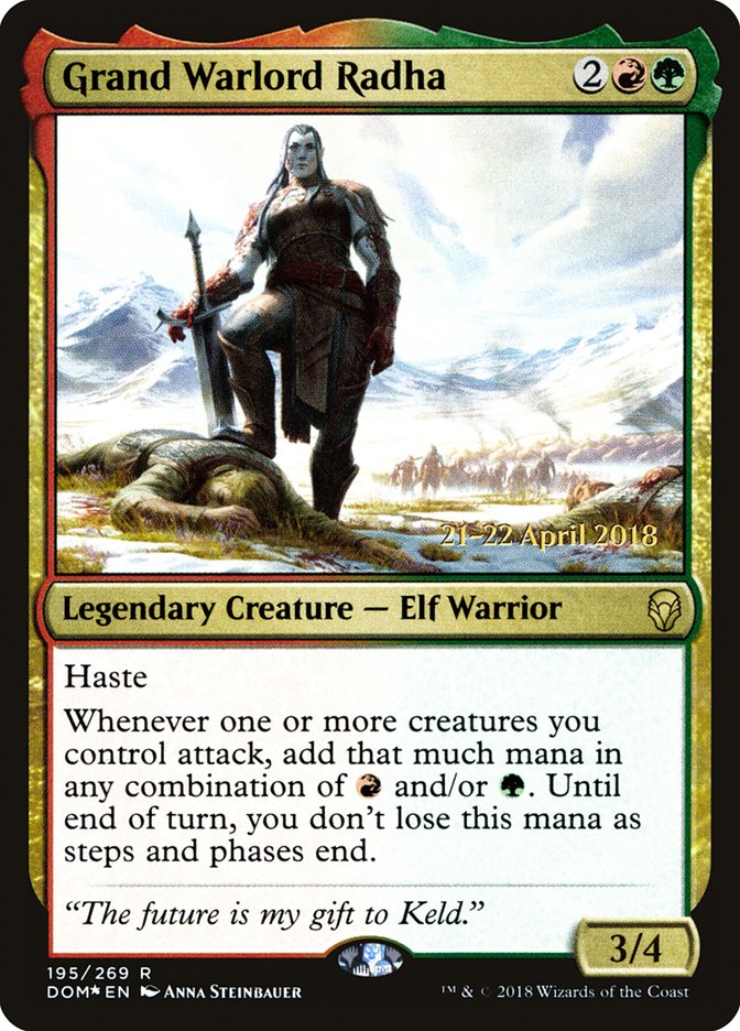 Grand Warlord Radha  [Dominaria Prerelease Promos] | Rock City Comics