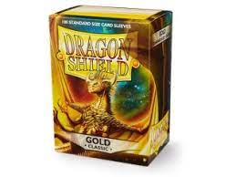 Dragon Shield Gold 100CT Sleeves | Rock City Comics