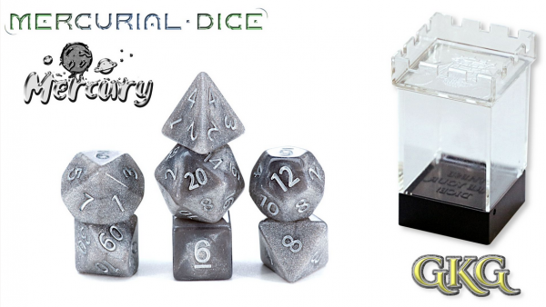Mercurial 7-Die set: Mercury | Rock City Comics