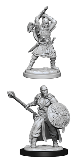 Dungeons & Dragons Nolzur’s Marvelous Miniatures: HUMAN BARBARIAN MALE | Rock City Comics