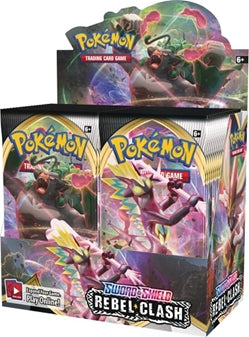 Pokemon Sword & Shield Rebel Clash Booster Box | Rock City Comics